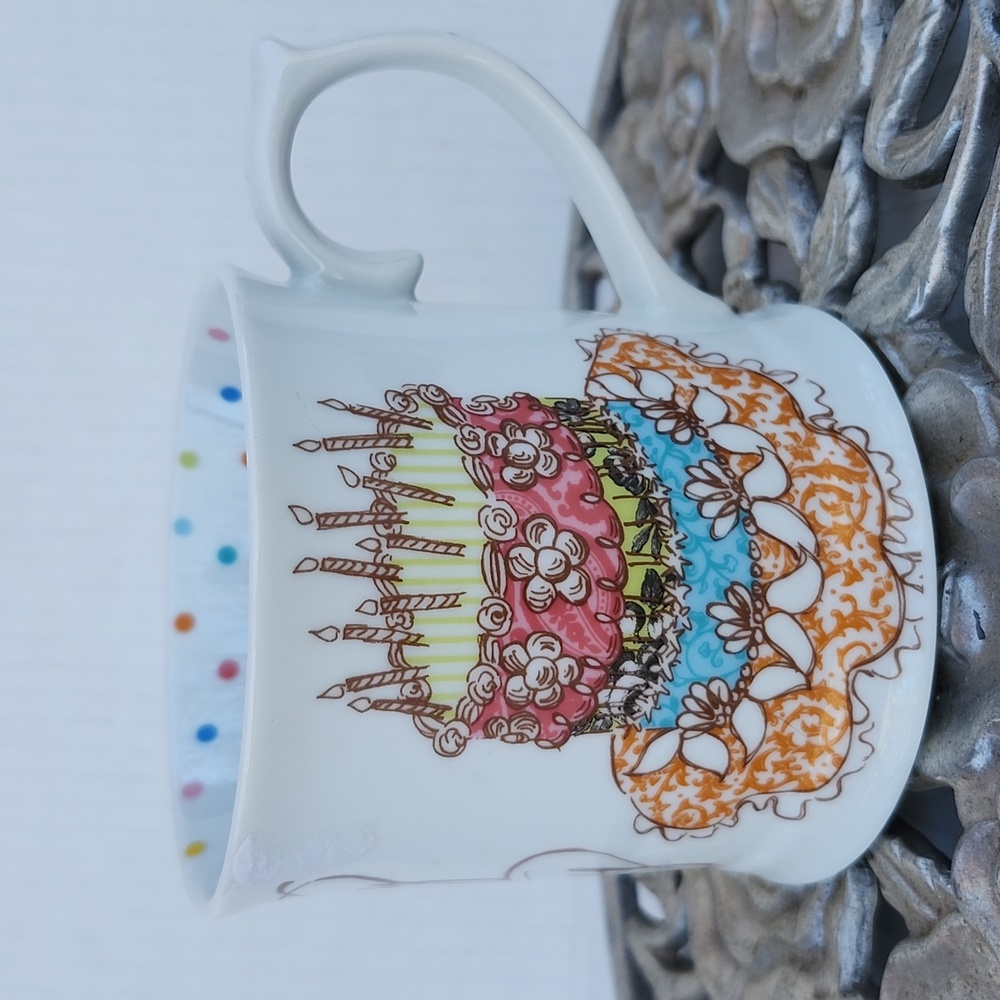 ROSANNA "HAPPY BIRTHDAY TO YOU" CAKE MUG